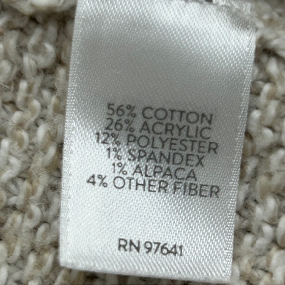 J. JILL Oversized Fit V-Neck Sweater Women’s Size Medium - Picture 14 of 14